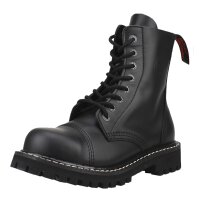 Angry Itch 08-Hole Boots Black Leather