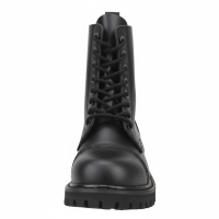 Angry Itch 08-Hole Boots Black Leather