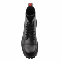 Angry Itch 08-Hole Boots Black Leather