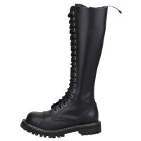 Angry Itch 20-Hole Boots Black Leather