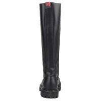 Angry Itch 20-Loch Leder Stiefel Schwarz