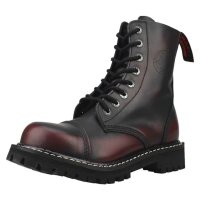 Angry Itch 08-Hole Boots Burgundy Rub-Off Leather
