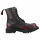 Angry Itch 08-Loch Leder Stiefel Burgundy Rub-Off