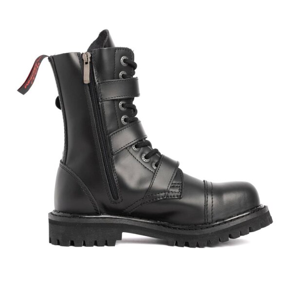 ANGRY ITCH-10-Loch Gothic Punk Army Ranger Armee Leder Schuhe