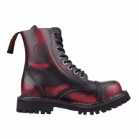 Angry Itch 08-Hole Boots Pink Rub-Off Leather