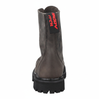 Angry Itch 08-Hole Boots Grey Vintage Leather