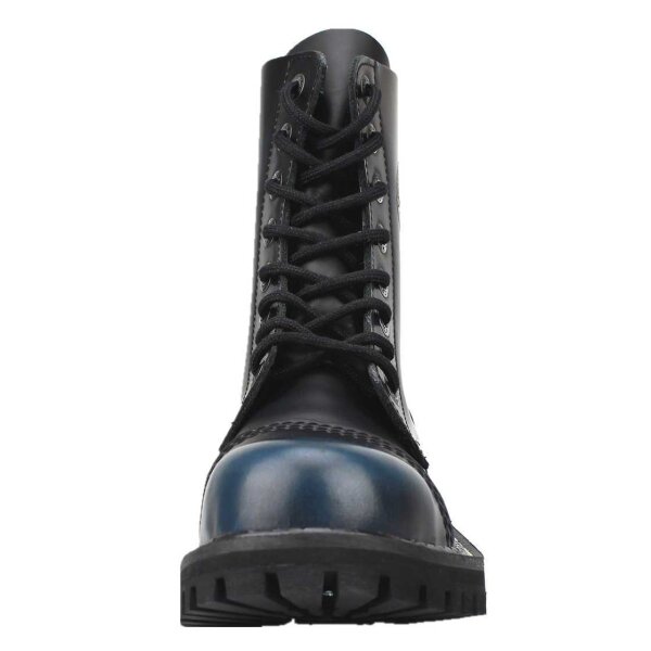 Angry Itch 08-Hole Boots Blue Rub-Off Leather