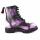 Angry Itch 08-Hole Boots Violet Rub-Off Leather