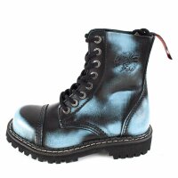 Angry Itch 08-Hole Boots Denim Rub-Off Leather