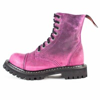 Angry Itch 08-Hole Boots Pink Vintage Leather