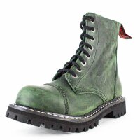 Angry Itch 08-Hole Boots Green Vintage Leather