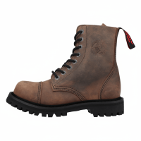 Angry Itch 08-Loch Leder Stiefel Vintage Braun