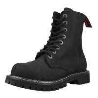 Angry Itch 08-Hole Boots Black Vintage Leather
