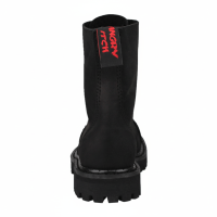Angry Itch 08-Loch Leder Stiefel Vintage Schwarz