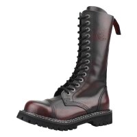 Angry Itch 14-Hole Boots Burgundy Rub-Off Leather